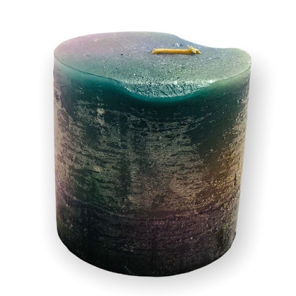 Handcrafted Timber Scented Candle (Purple/Blue/Green) - Picture 7 of 8